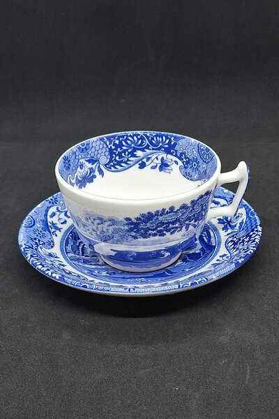 SPODE Italian British Porcelain Vintage Coffee Cup 2 Pieces 180 ml
