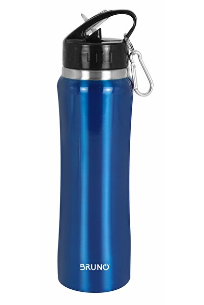 Bruno θερμός BRN-0070, με καλαμάκι & γάντζο, anti-slip, 750ml, μπλε