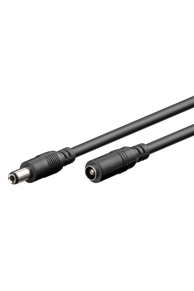 goobay καλώδιο προέκτασης τροφοδοσίας 71401, 5.5x2.5mm, 3m, μαύρο