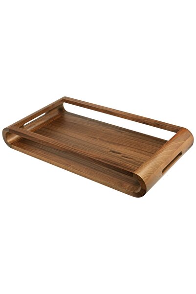 ArteLegno Tava de servire din lemn de nuc, ArteLegno, 27x49cm, reciclabila, r...