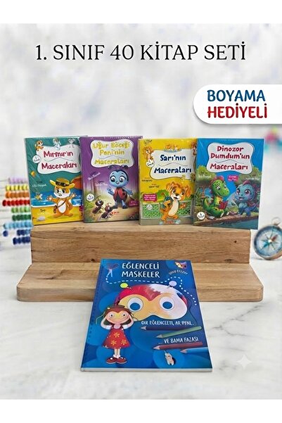 Yuva Yayınları 1.SINIF BOYAMA HEDİYELİ Mırmır’ın Maceraları,Dinozor Dumdum’un...
