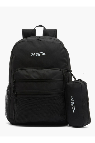 Dash Solid 2-Piece School Backpack Set for Kids 13 Years+ with Pencil Pouch