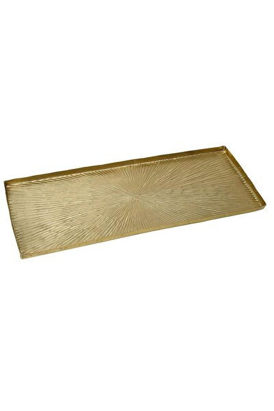 ESPIEL Δίσκος σερβιρίσματος Πανδώρα Στεπ LAK321K4 31x15εκ. Χρυσό