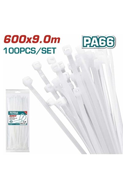 OEM TOTAL - COLIERE DE PLASTIC - 100BUC - 9X600MM NYLON 66