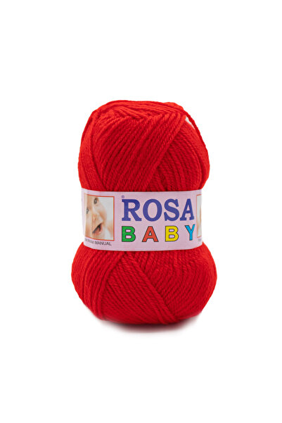 ROSA Pachet fir tricotat Baby, 10 bobine, 20% Poliamida - 80% Acril, 400 g/pa...