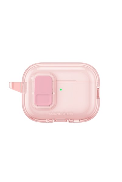 Amazingthing Husă minimalistă pentru AirPods Pro 3 Roz