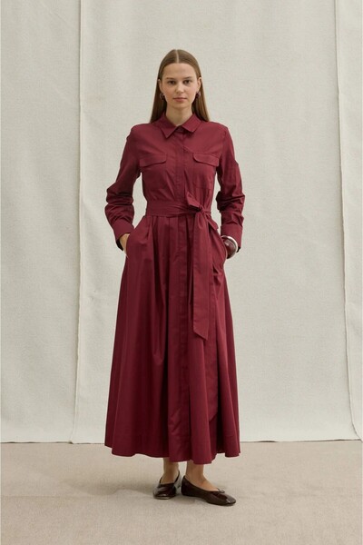 LEYLA STORE Cotton Grace |   Cotton Shirt Dress