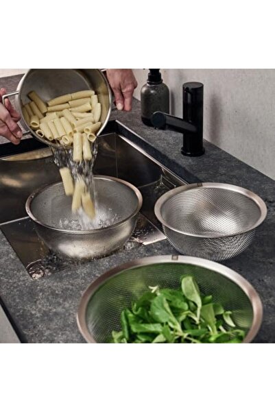 Yıldızan Edl Shop Prep Strainer Set |   18/10 Stainless Steel |   3-Piece Edl...