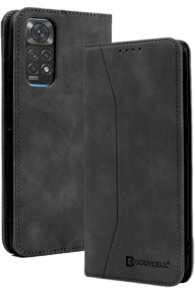 Bodycell Θήκη - Πορτοφόλι Xiaomi Redmi Note 11 / 11S - Black