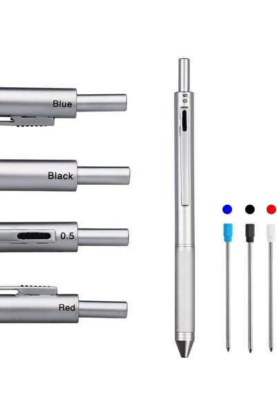 Generic 4-in-1 writing ballpoint pen and mechanical pencil, ballpoint pen wit...