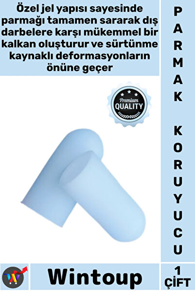 Wintoup #ParmakHortum Koruyucu Ayırıcı Nasır Önleyen Yumuşak Esnek Destekli A...
