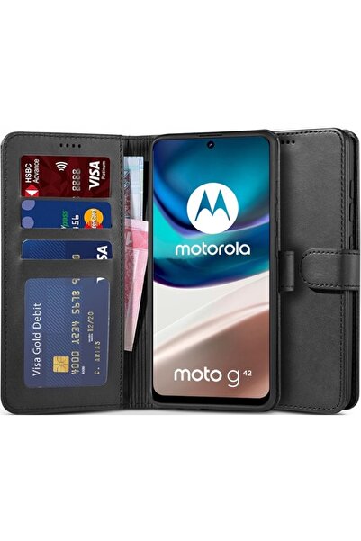 Tech-Protect AirWallet - Θήκη Πορτοφόλι Motorola Moto G42 - Black