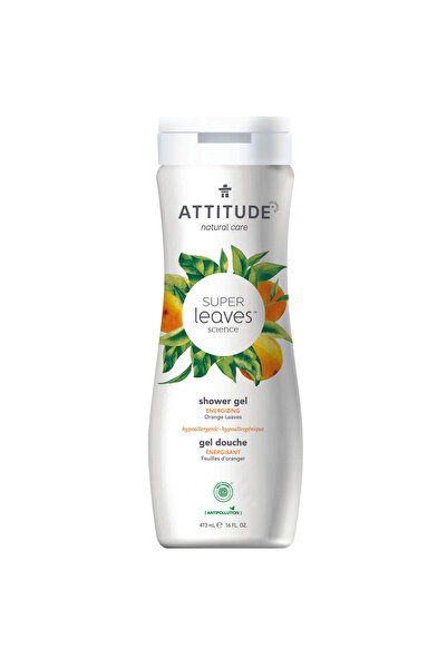 Attitude Gel de Dus Energizant cu Frunze de Portocala Super Leaves 473ml