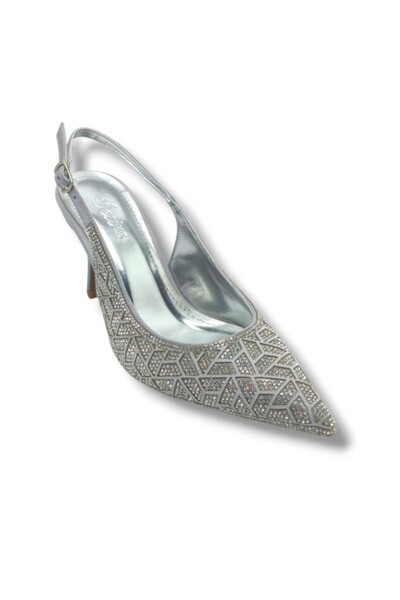 Cakgo Desire 5011-26 Stiletto de damă cu toc subțire, cu model mozaic de piat...