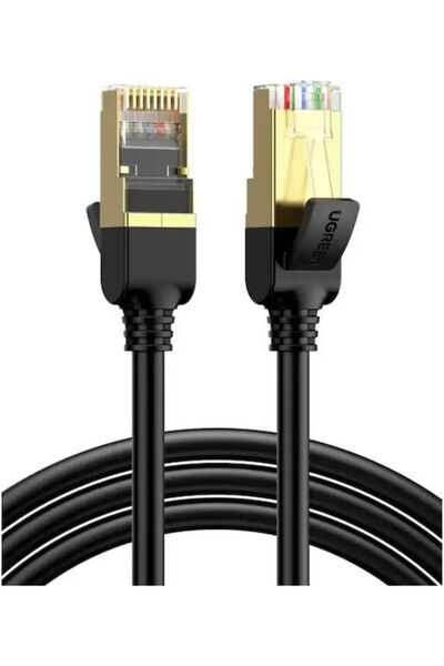 Ugreen F/FTP Cat.7 (10Gbps) Καλώδιο Ethernet 5μ Μαύρο Κωδικός: 11271