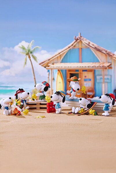 SNOOPY Lisanslı Seyahat Arkadaşı Blind Box – Koleksiyonluk Sürpriz Figür 1 Cm
