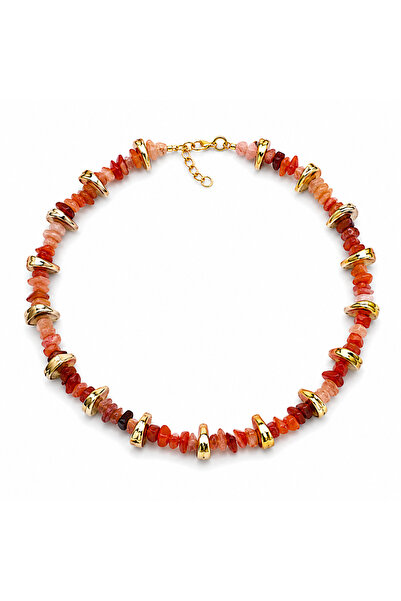 Venus Design Coral Stone Necklace