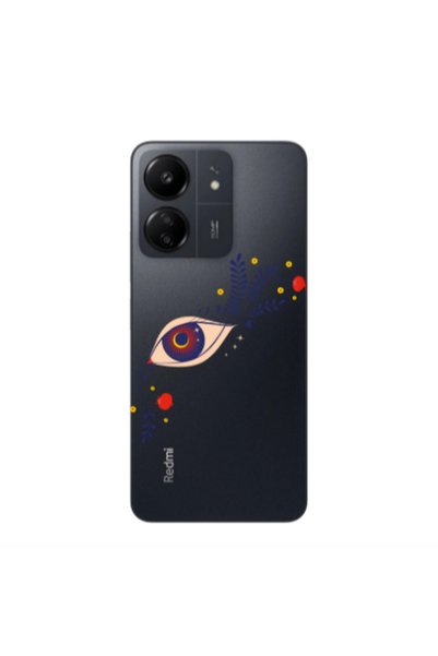 Other Xiaomi Redmi 13C Flower eye Transparent Silicone TPU Θήκη