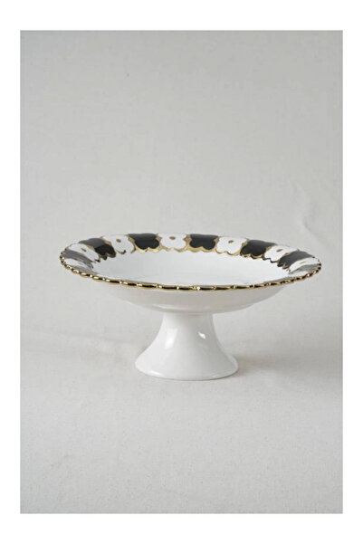 ACAR Porcelain Round Footed Presentation Plate 30 cm