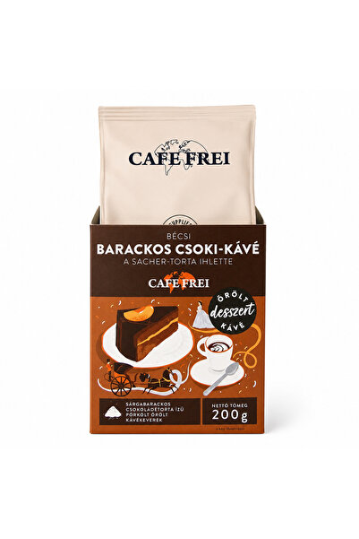 Cafe Frei Cafea măcinată cu aromă de ciocolată și caise – Inspirație Tort Sac...