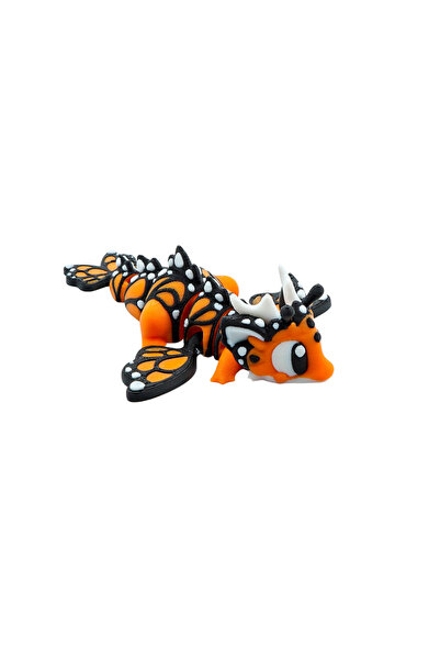 Eva Prints Mini Dragon Fluture, figurina articulata printata 3D in Romania, d...