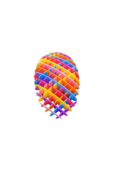LeanToys Jucarie antistres/figurina Curcubeu, elastica, pentru copii 3+, Mult...