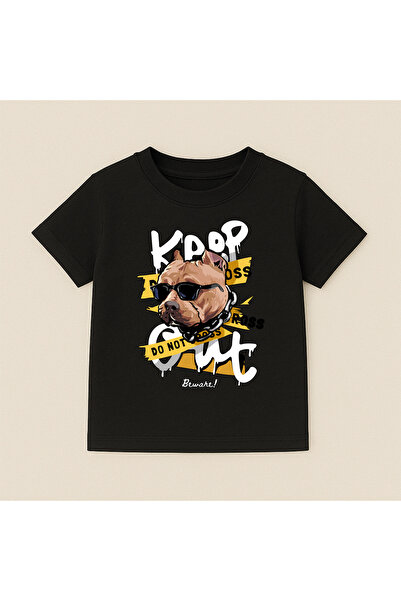 SVART WEAR Teddy Bear Printed Crew Neck Cotton Short Sleeve Kids & Youth T-Shirt
