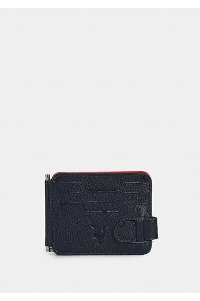 Carrera Δερμάτινο πορτοφόλι Navy Blue CAR902 Laci Flother