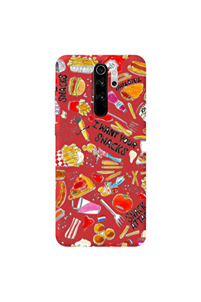 Other Xiaomi Redmi Note 8 Pro Snack attack Red Colored Silicone TPU Θήκη