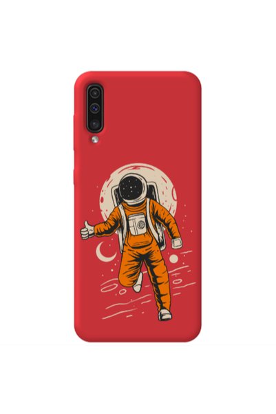 Other Samsung A70 Hitchhike Red Colored Silicone TPU Θήκη