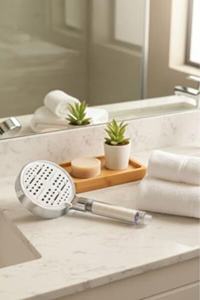 Yıldızan Pazaralanı Store Chrome Filtered Shower Head 6 Modes High Pressure S...