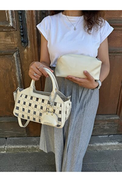 Just Polo Women's New Season Stylish Crossbody & Shoulder Bag with Knitted De...