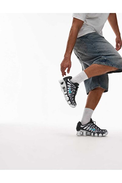 Nike Shox TL White Grey Blue Men's Sneaker Ayakkabı (Blue Sport )