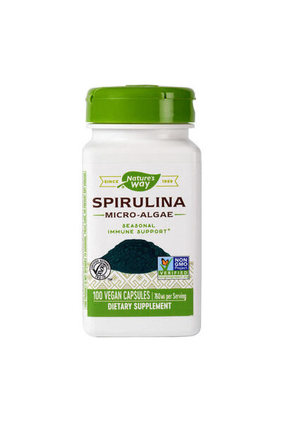 Nature's Way Spirulina Micro-Algae 100cps Secom,