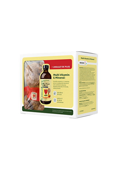 CHILDLIFE ESSENTIALS Pachet Multivitamine si Minerale pentru Copii 237ml + Ur...