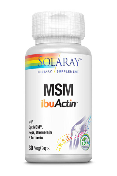 Solaray MSM IbuActin 30cps Secom,