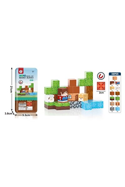Blue Toys Μαγνητικά Τουβλάκια Παζλ Ταξιδιού στο Δάσος 38 τεμάχια (MKX970670)