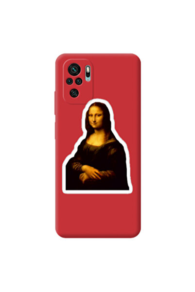 Other Xiaomi Redmi Note 10S Davinci Red Colored Silicone TPU Θήκη