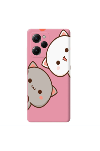 Other Xiaomi Poco X5 Pro We are here Pink Colored Silicone TPU Θήκη