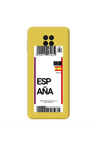 Other Xiaomi Redmi Note 9 Pro Espana Arrival Yellow Colored Silicone TPU Θήκη