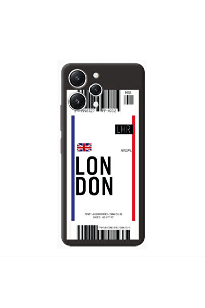 Other Xiaomi Redmi 12 London Arrival Black Colored Silicone TPU Θήκη