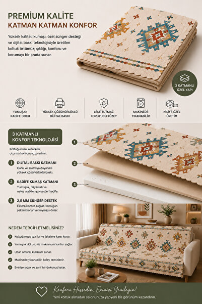 GECE HOME غطاء أريكة مخملي بوهيمي عصري متعدد الأغراض، غطاء أريكة قابل للتحويل إلى سرير، غطاء طاولة للنزهات، غطاء طاولة مع إسفنج مضاد للانزلاق 165x215