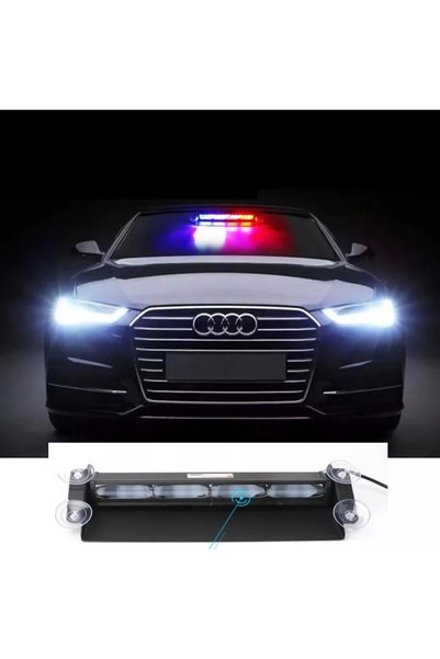 OEM Επαγγελματικός Φάρος ΠαρΜπρίζ Hyper2 LED Μπλε Κόκκινο Strobe Σημάνσεως 12...