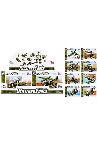 MC Micostore Set de constructie Alleblox Military Force - vehicule de lupta, ...