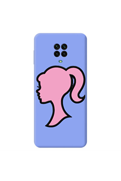 Other Xiaomi Redmi Note 9 Pro Line girl Light Purple Colored Silicone TPU Θήκη