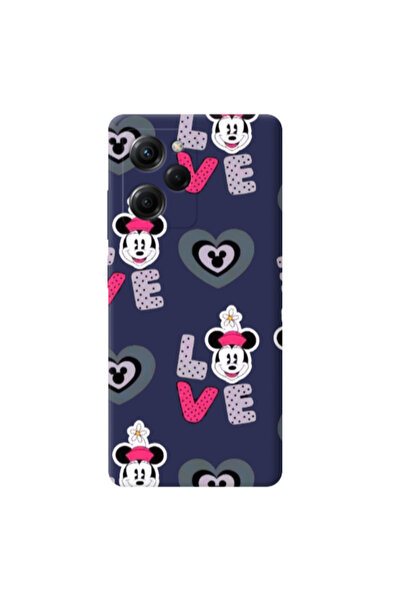 Other Xiaomi Poco X5 Pro Minnie Dark blue Colored Silicone TPU Θήκη