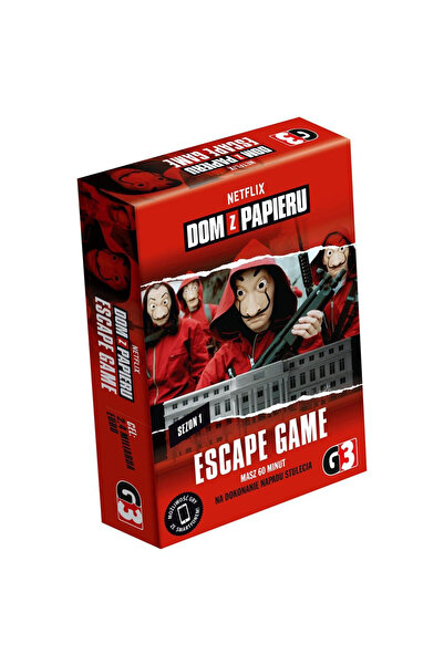 G3 Joc de societate / joc de evadare Escape Game Dom z Papieru, produs licent...