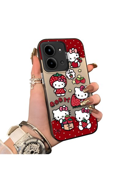 Hontinga Redmi 15C 5g Compatible Silicone Edge Hard Back Case Couple Phone Ca...