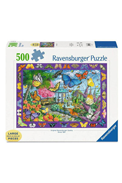 RAVENSBURGER 500 piese puzzle XXL - Casă de fluturi (12001356)