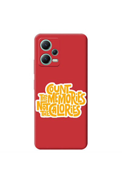 Other Xiaomi Redmi Note 12 Pro 5G Count the memories not the calories Red Col...